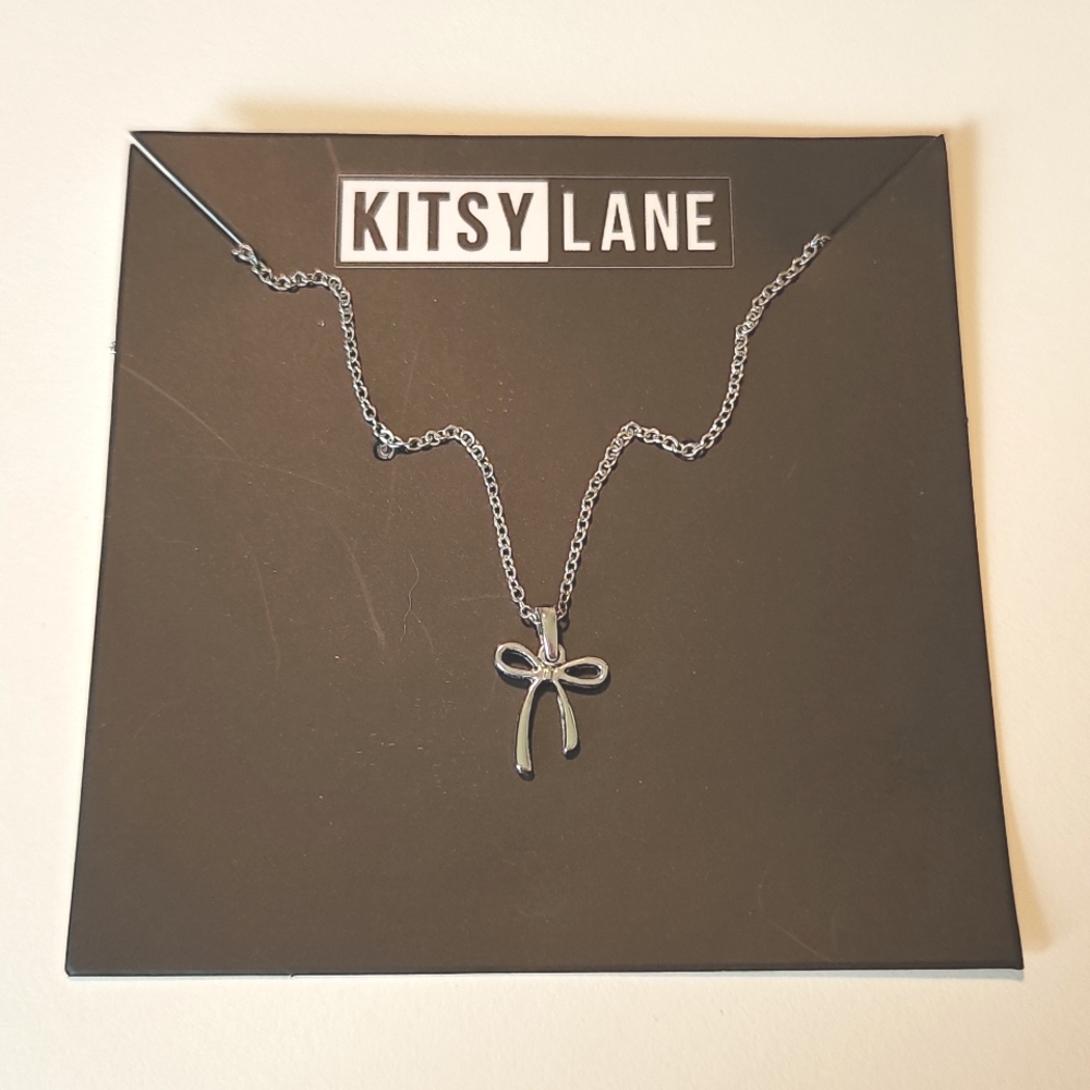 Kitsy Lane bow necklace